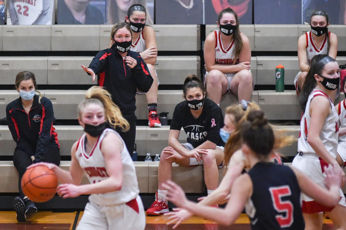 Marblehead at Masconomet girls varsity basketball game