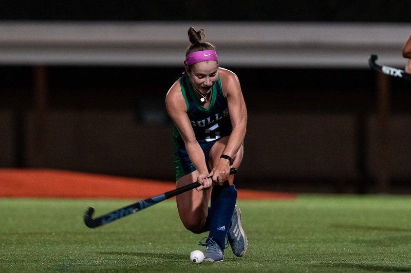 SCORING SUPERSTAR Danvers' McCarthy climbs the Endicott field hockey
