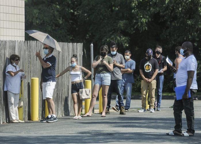 Despite online appointments, people encounter waits, lines at Danvers RMV Local News