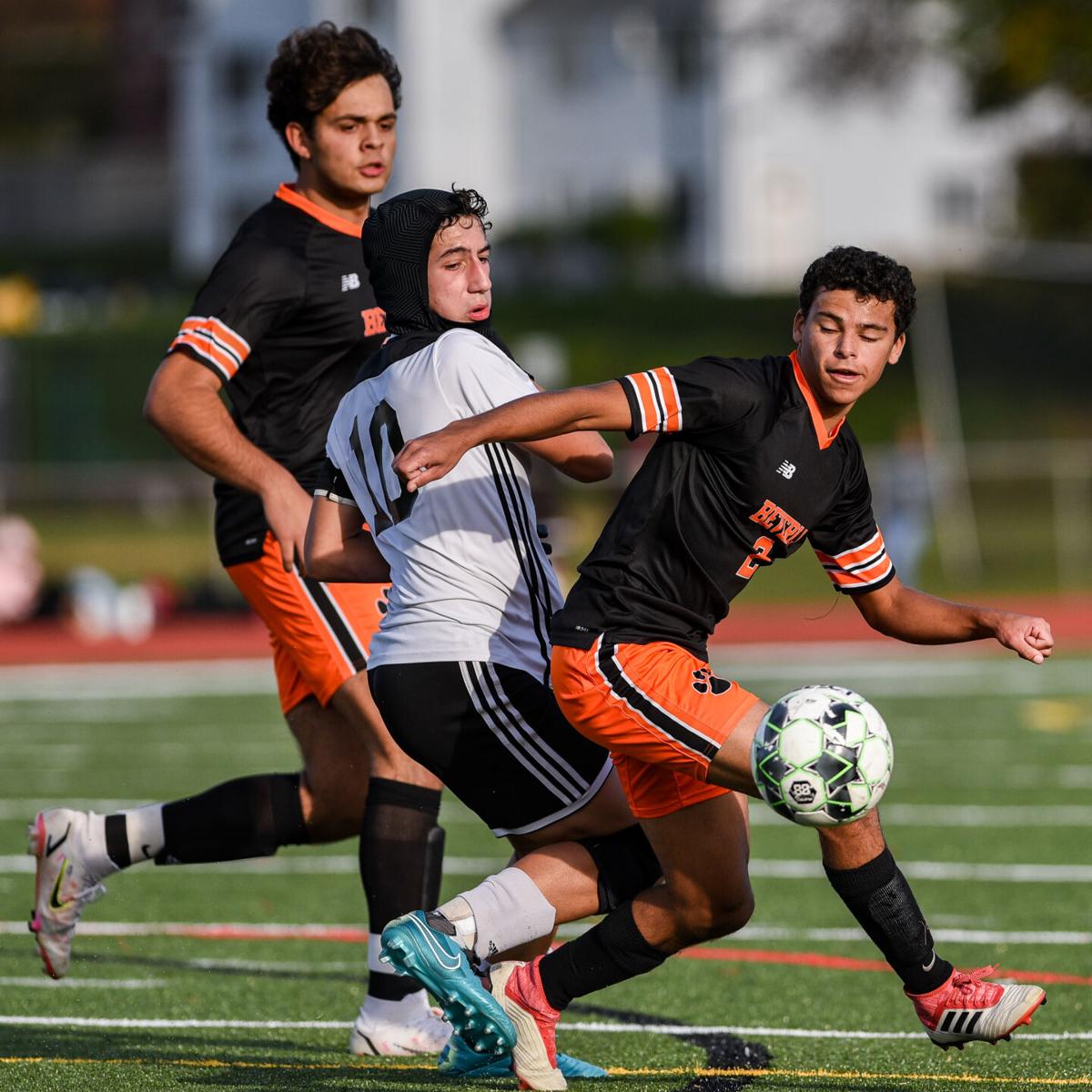 Beverly High boys soccer state playoff game vs. Springfield Central