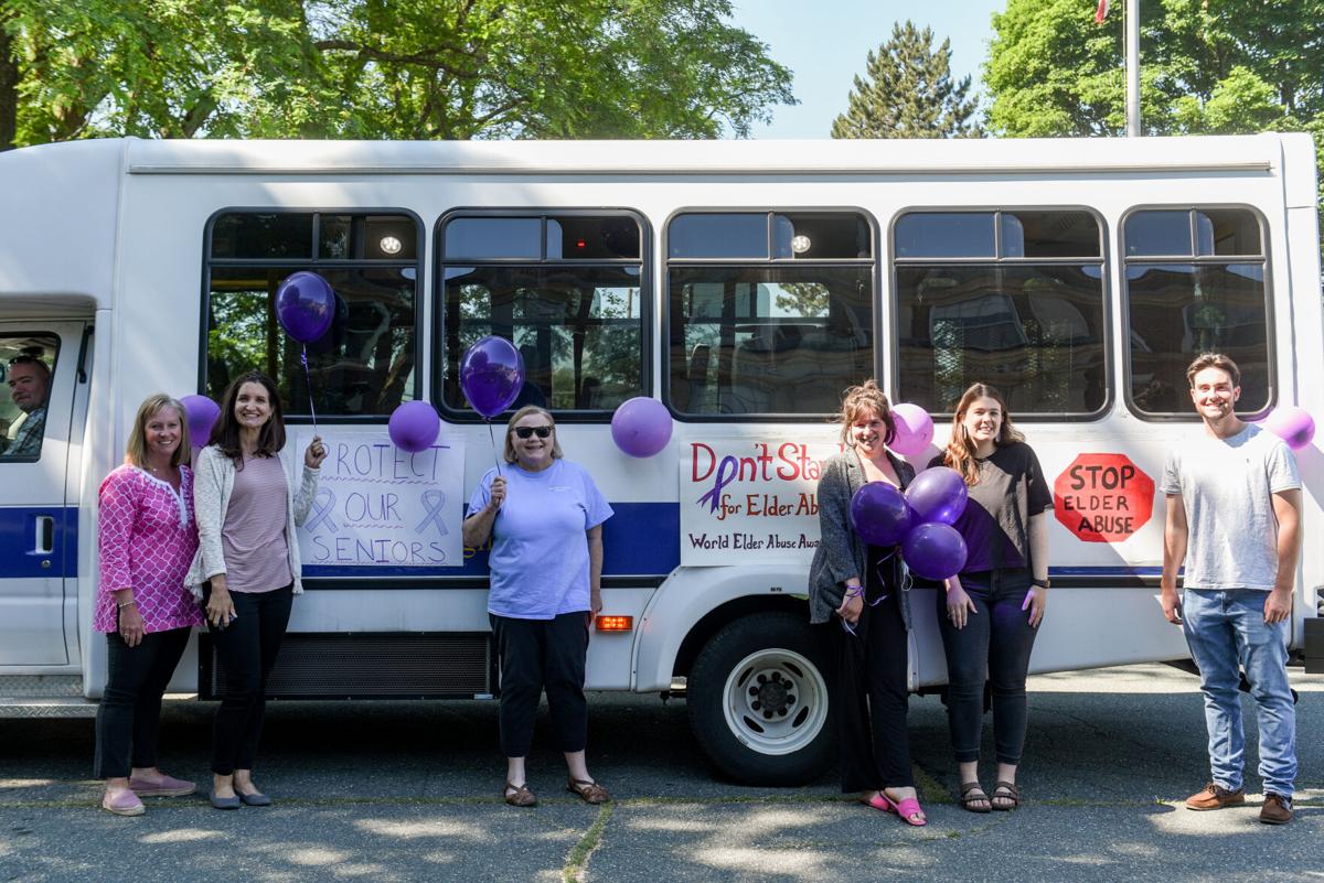 Elder Abuse rolling rally in Beverly