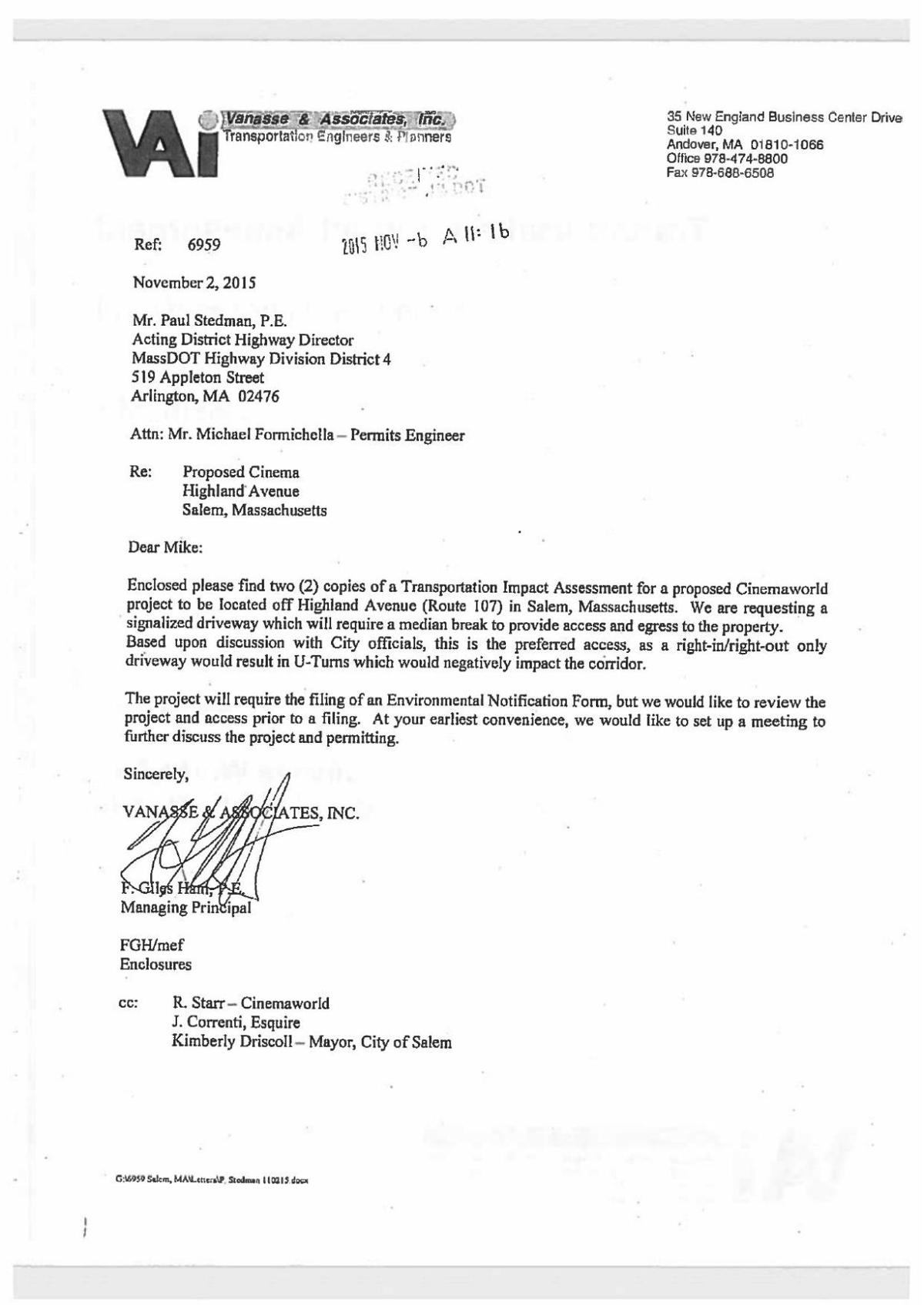 Highland Ave traffic study News