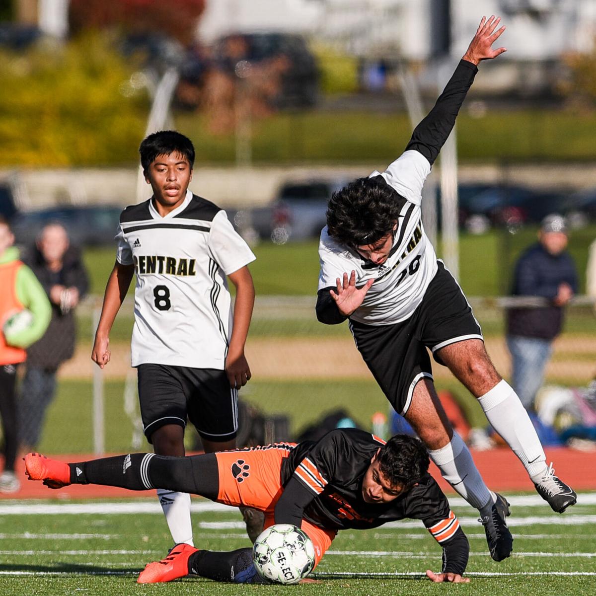 Beverly High boys soccer state playoff game vs. Springfield Central