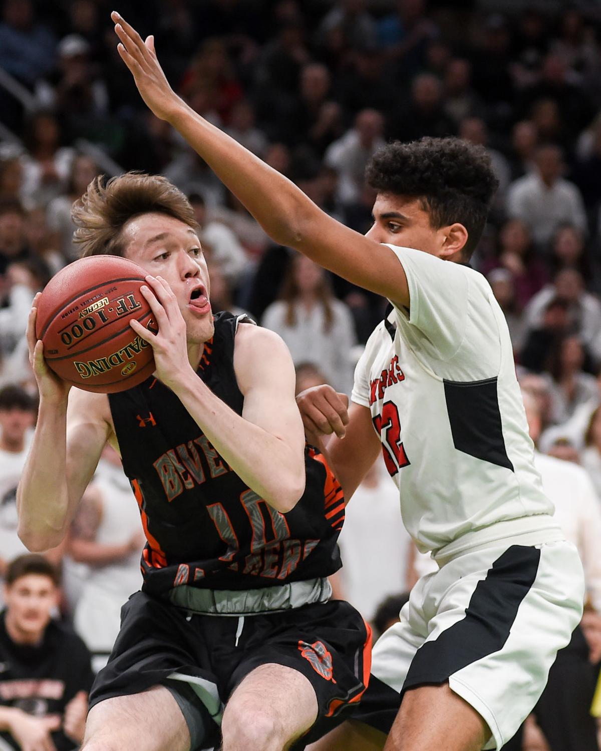 Beverly High boys basketball in Division 2 state semifinals at TD Garden in Boston