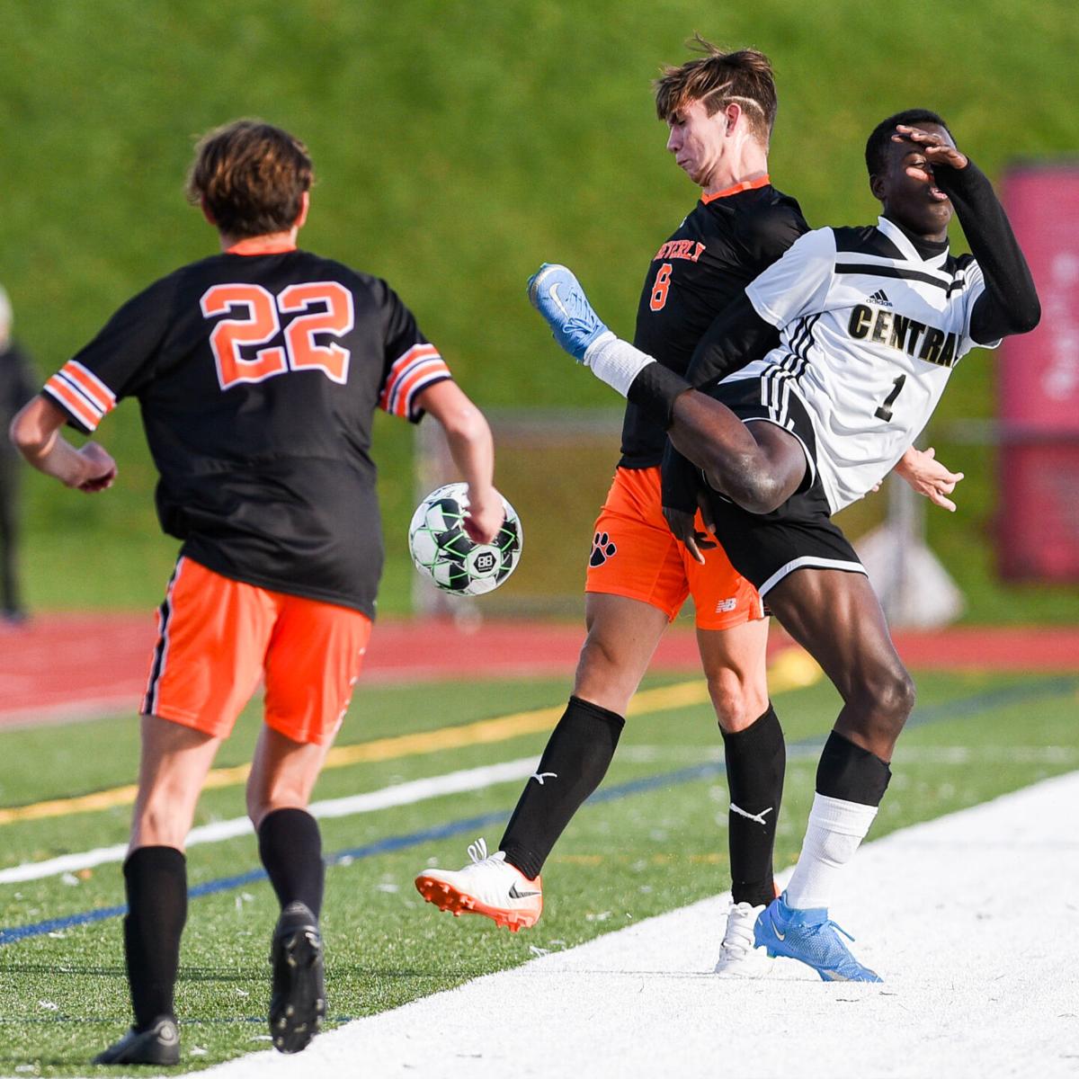 Beverly High boys soccer state playoff game vs. Springfield Central