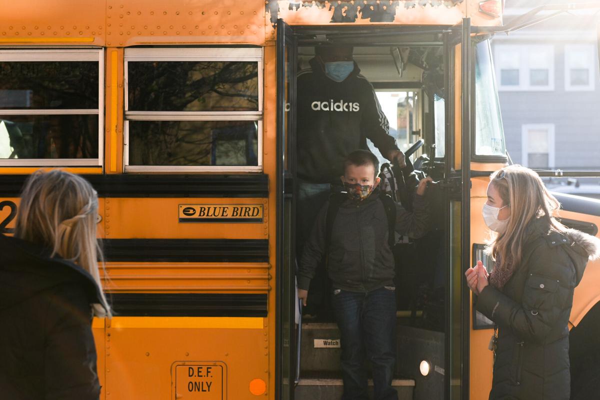 First day of school at Carlton Innovation School