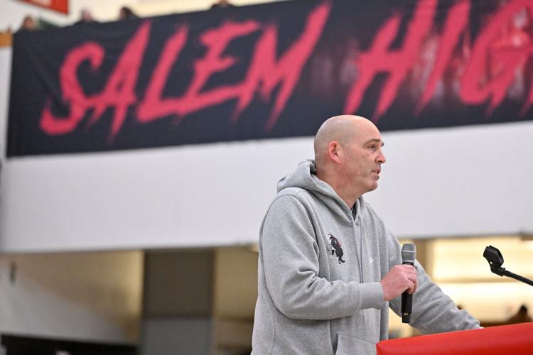 Salem High boys basketball celebrates with packed pep rally ahead of ...