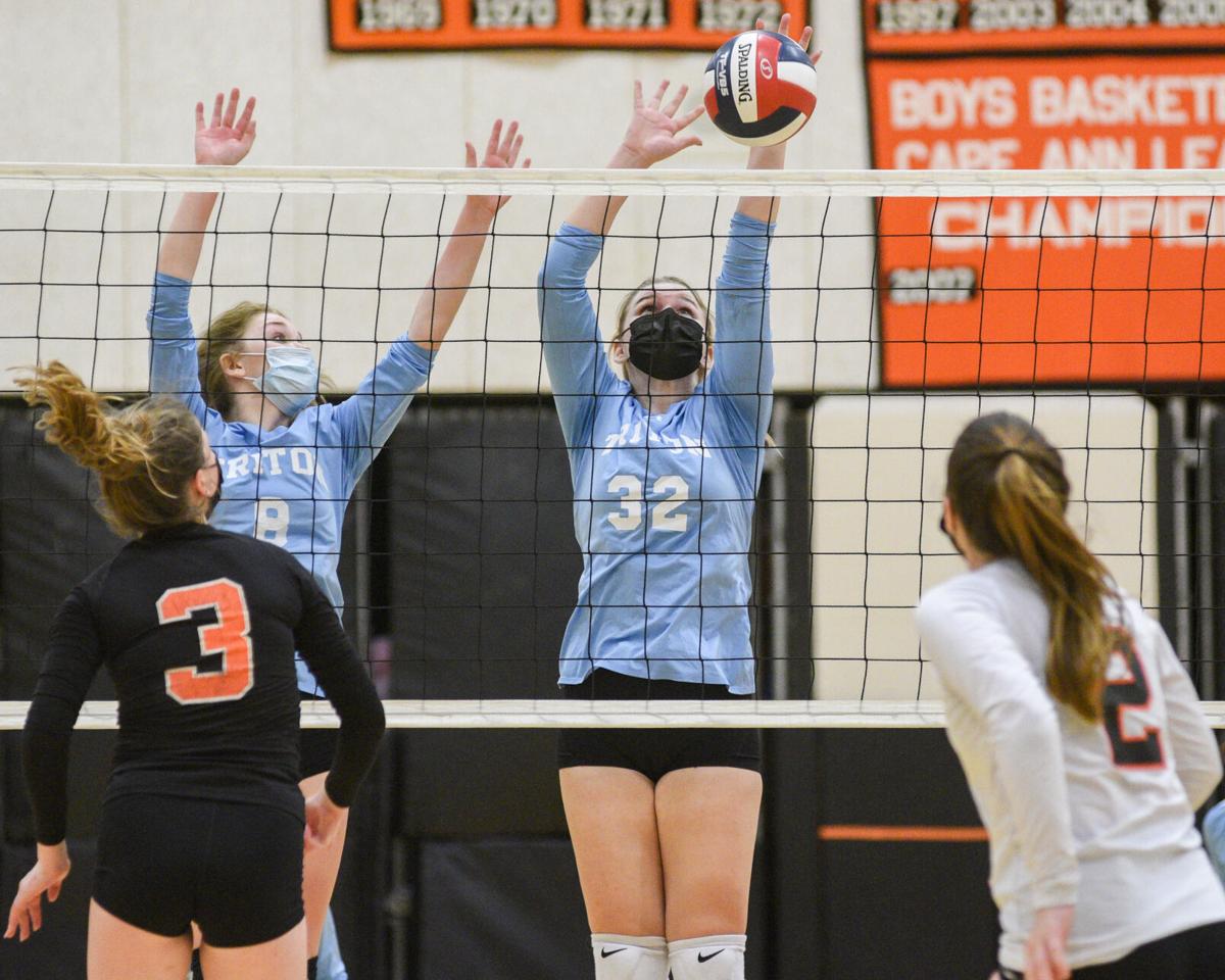 Ipswich girls volleyball vs. Triton in Cape Ann League playoffs