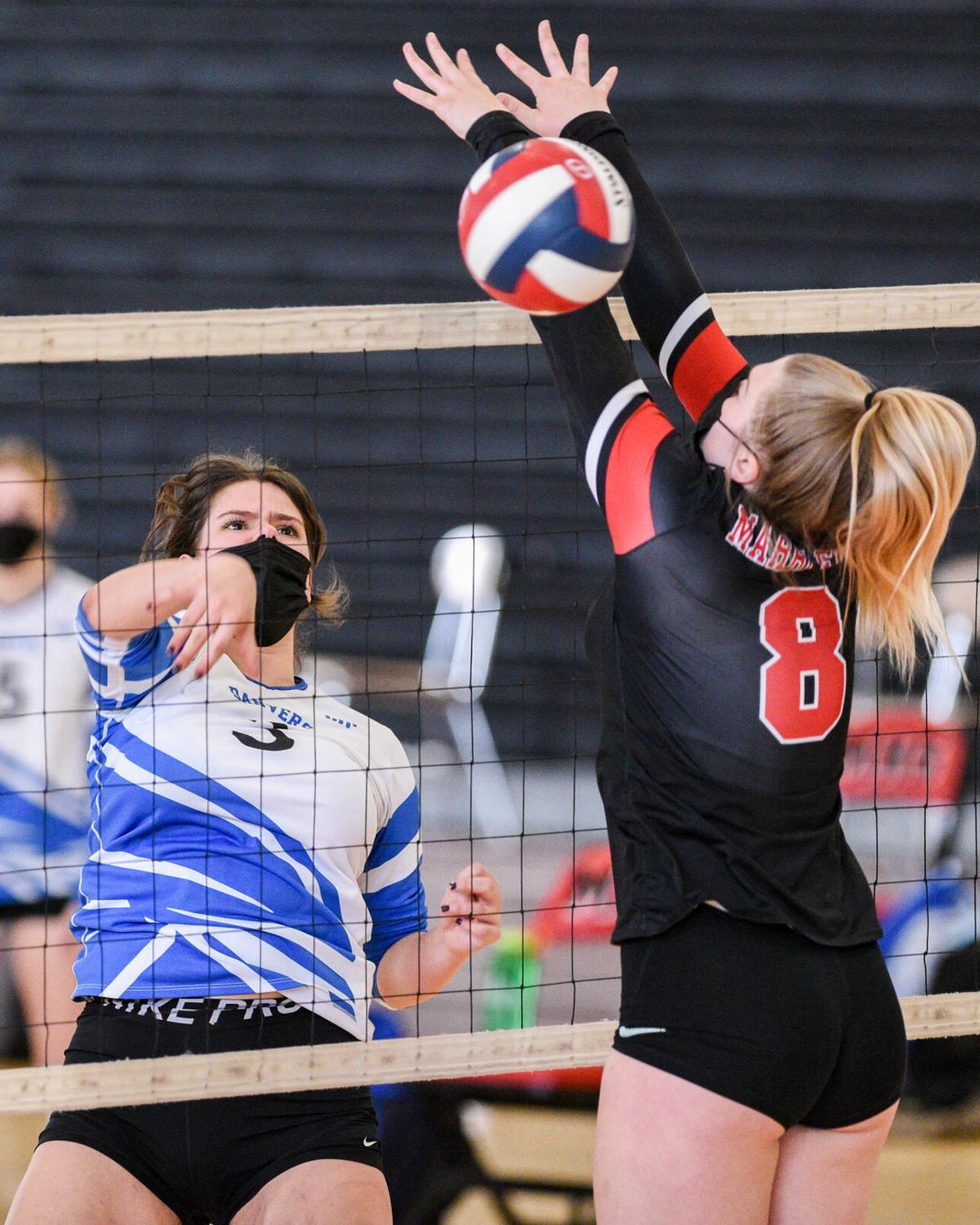 Danvers at Marblehead varsity volleyball match
