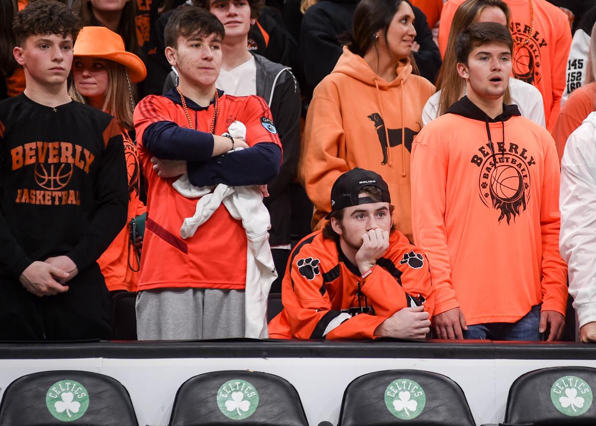 Beverly High boys basketball in Division 2 state semifinals at TD Garden in Boston