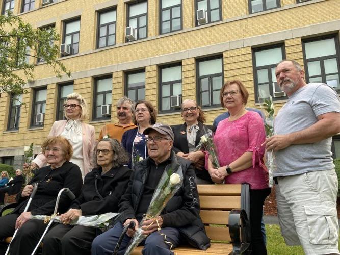 Bench dedicated to honor longtime Peabody Housing Authority resident