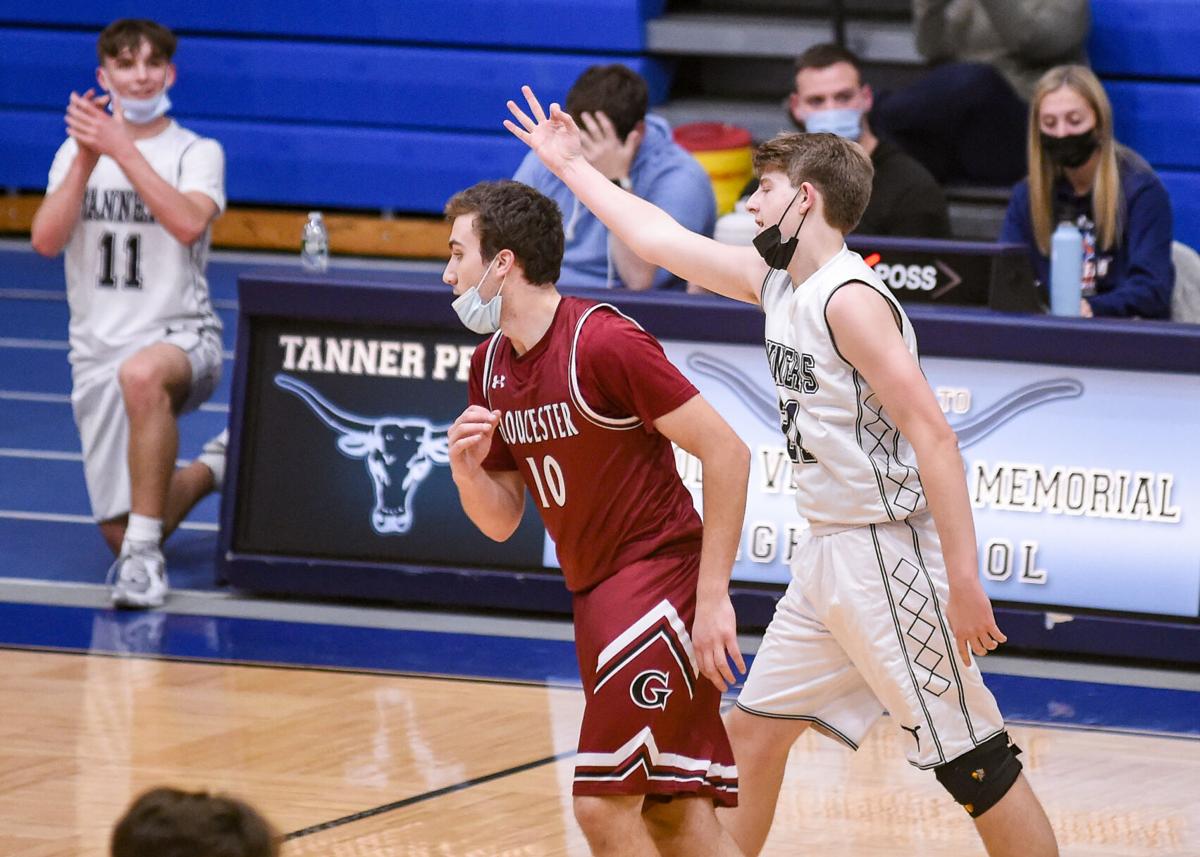 Gloucester at Peabody varsity boys basketball for SN and GDT