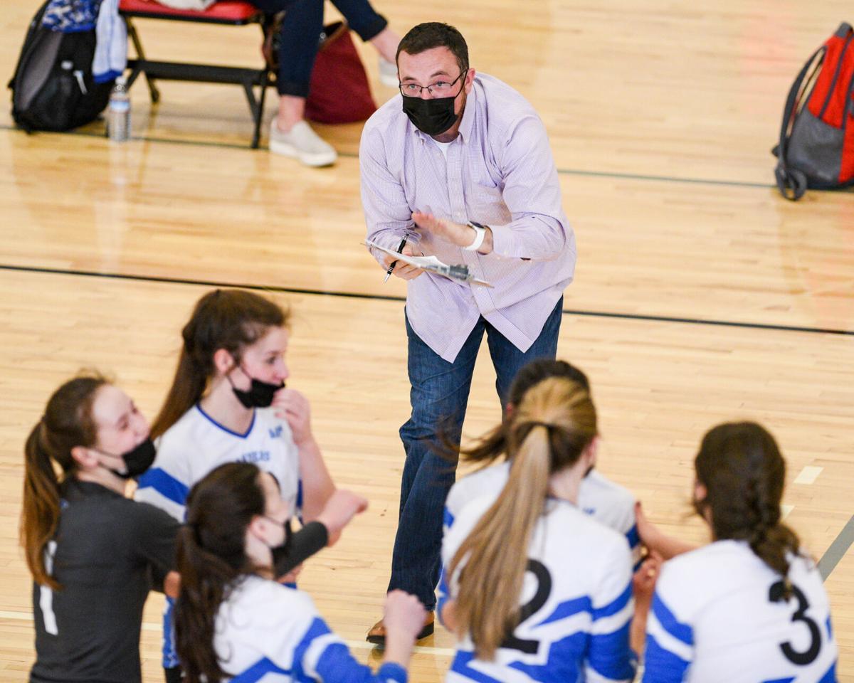 Danvers at Marblehead varsity volleyball match