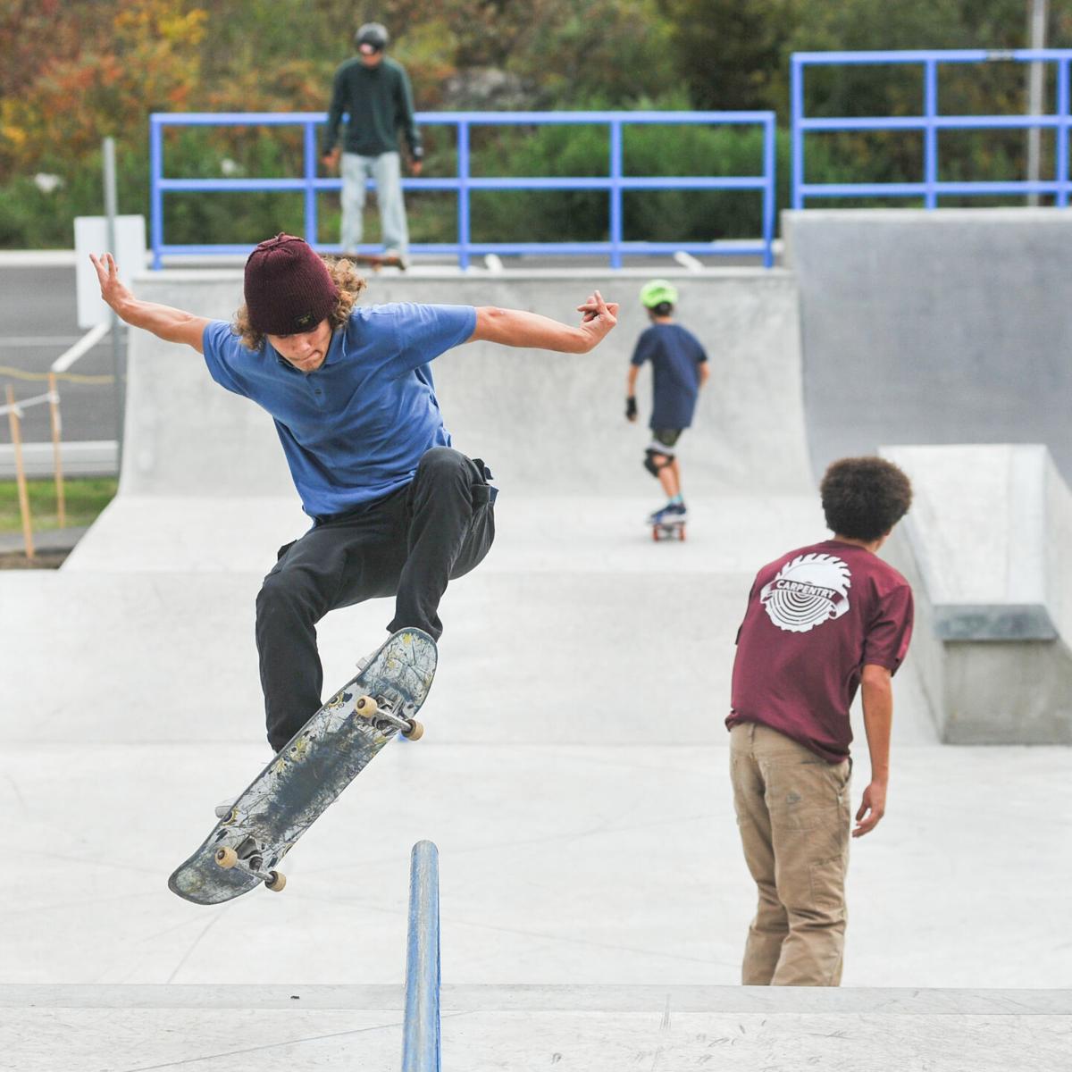 Gallows Hill Park playground, Ryan Brennan skatepark reopen
