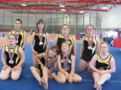 olympians special games summer gymnastics salemnews medals middleton massachusetts jackets several recently took yellow had fun