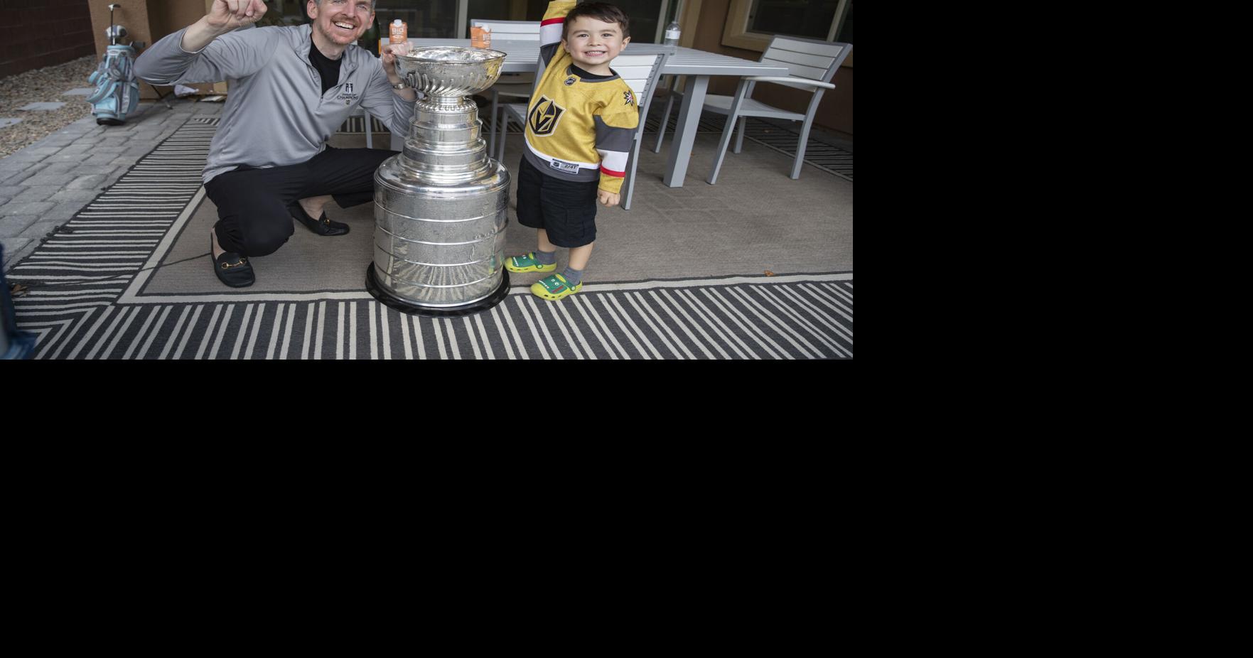 William Karlsson Places Newborn Baby in Stanley Cup