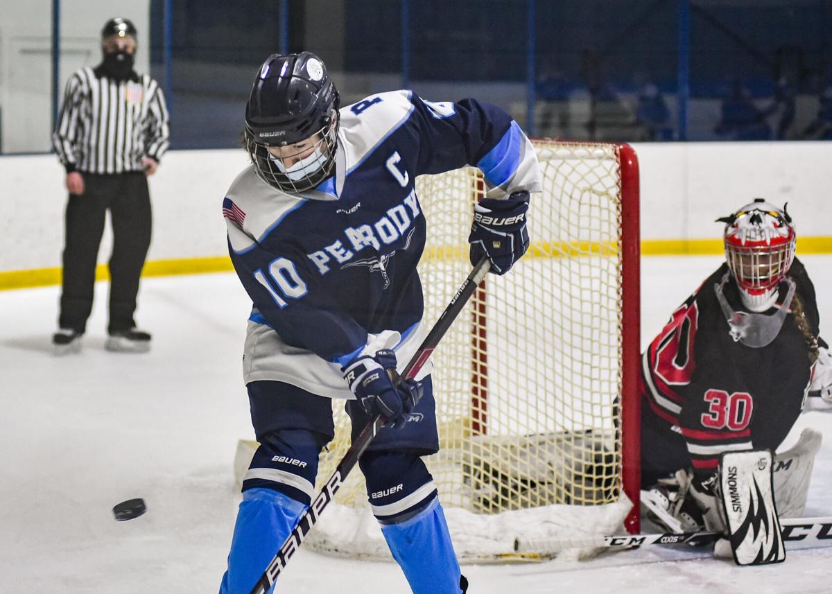 Marblehead at Peabody girls varsity hockey game