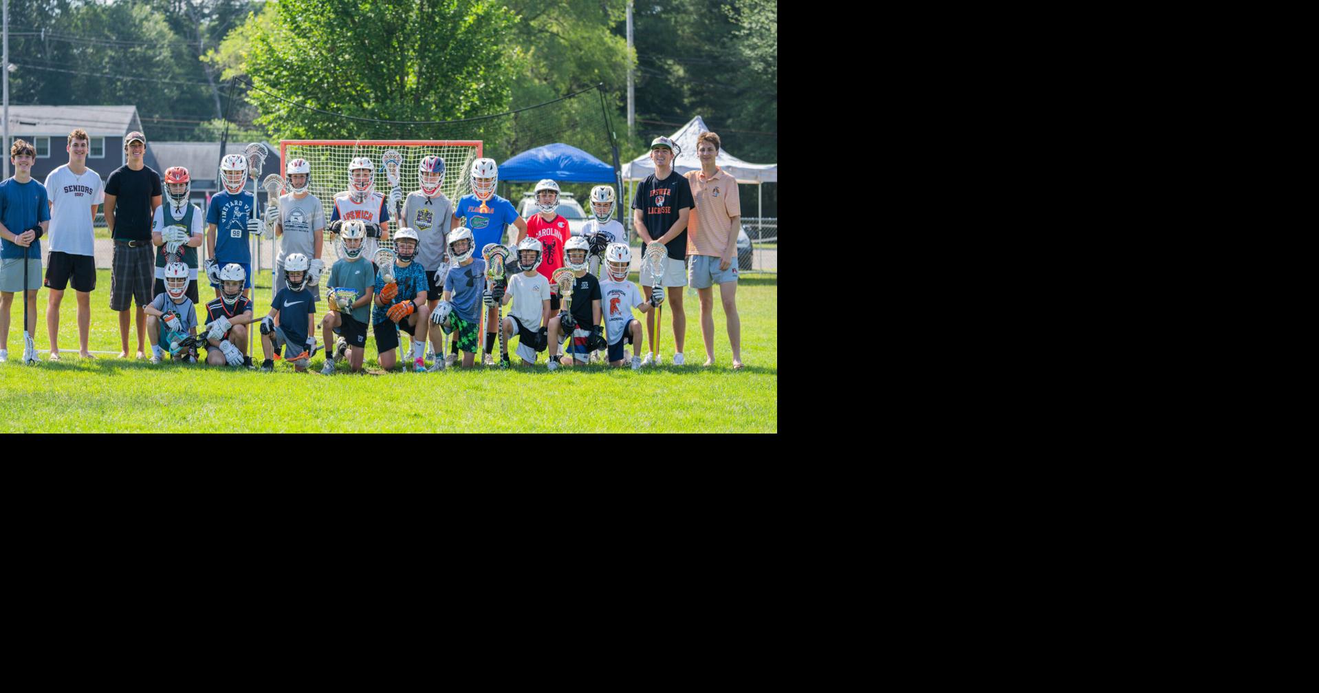 Youngsters hone their lacrosse skills in Ipswich with varsity veterans