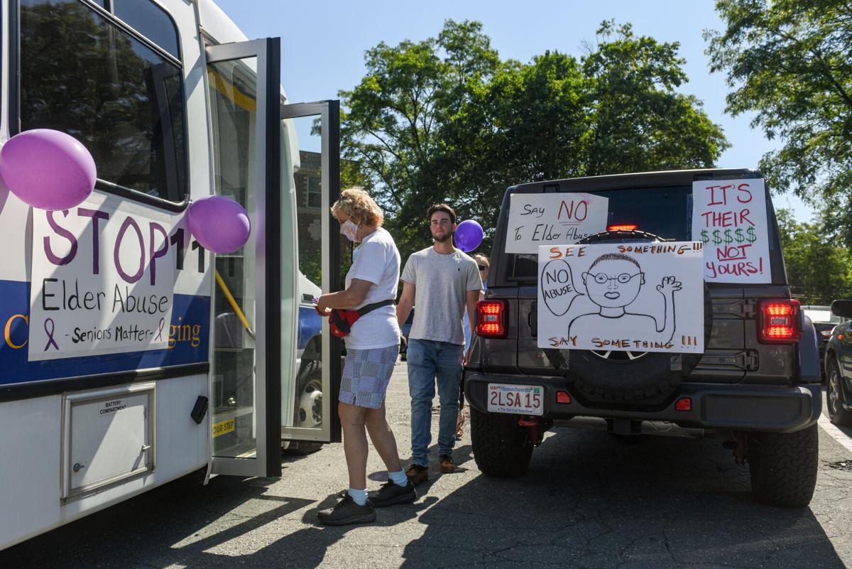Elder Abuse rolling rally in Beverly