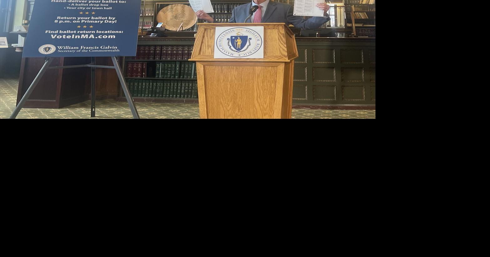Galvin urges voters not to mail ballots