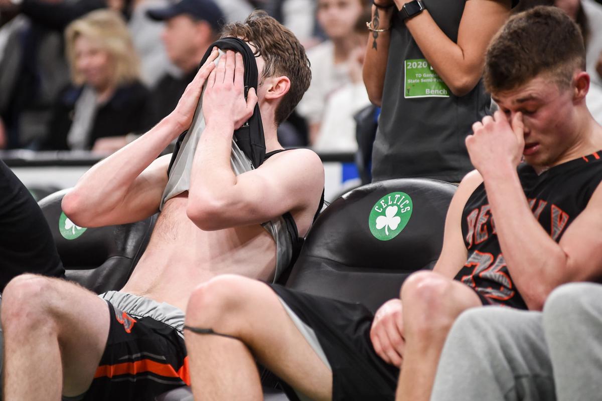 Beverly High boys basketball in Division 2 state semifinals at TD Garden in Boston