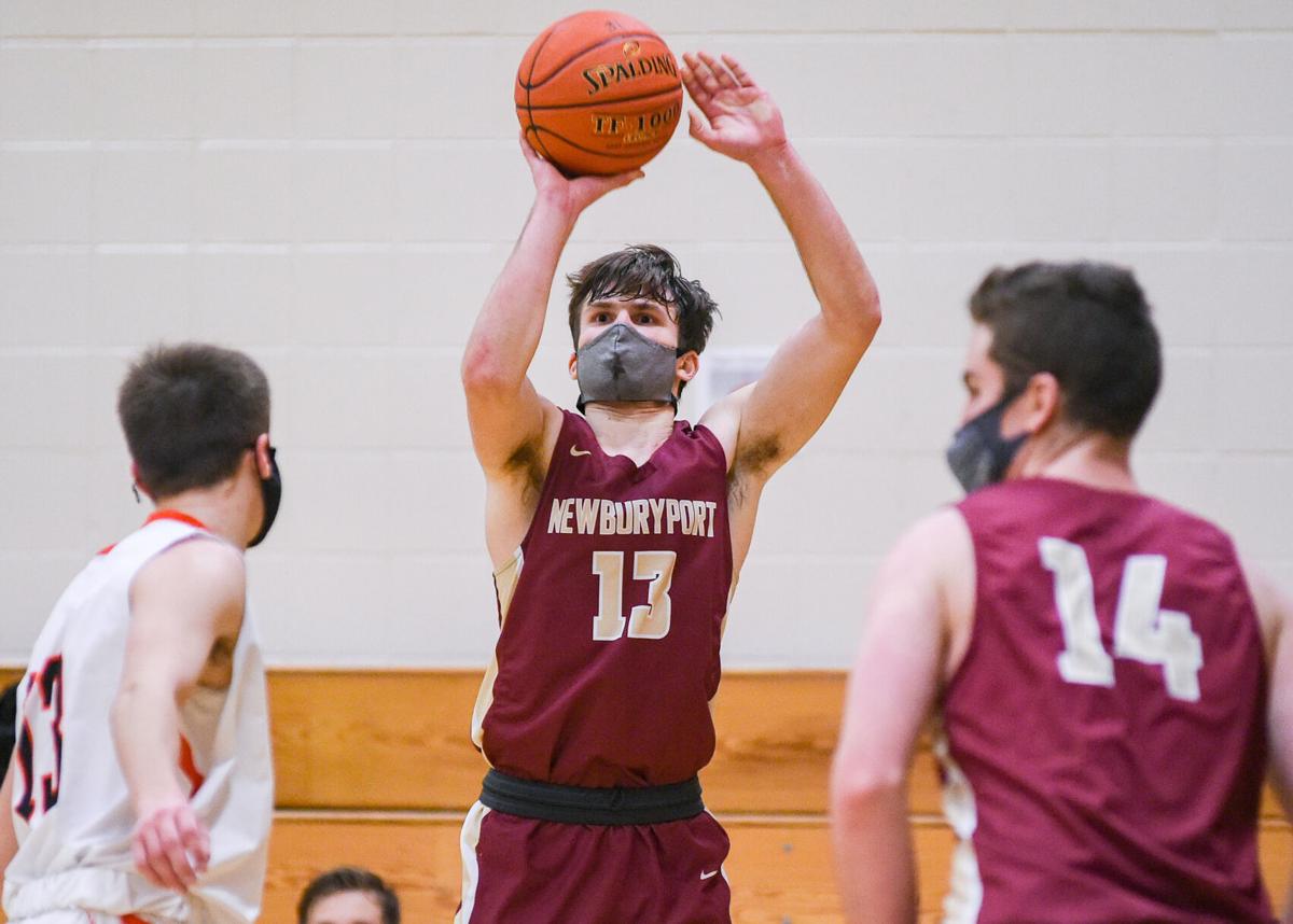 Newburyport at Ipswich boys varsity basketball game