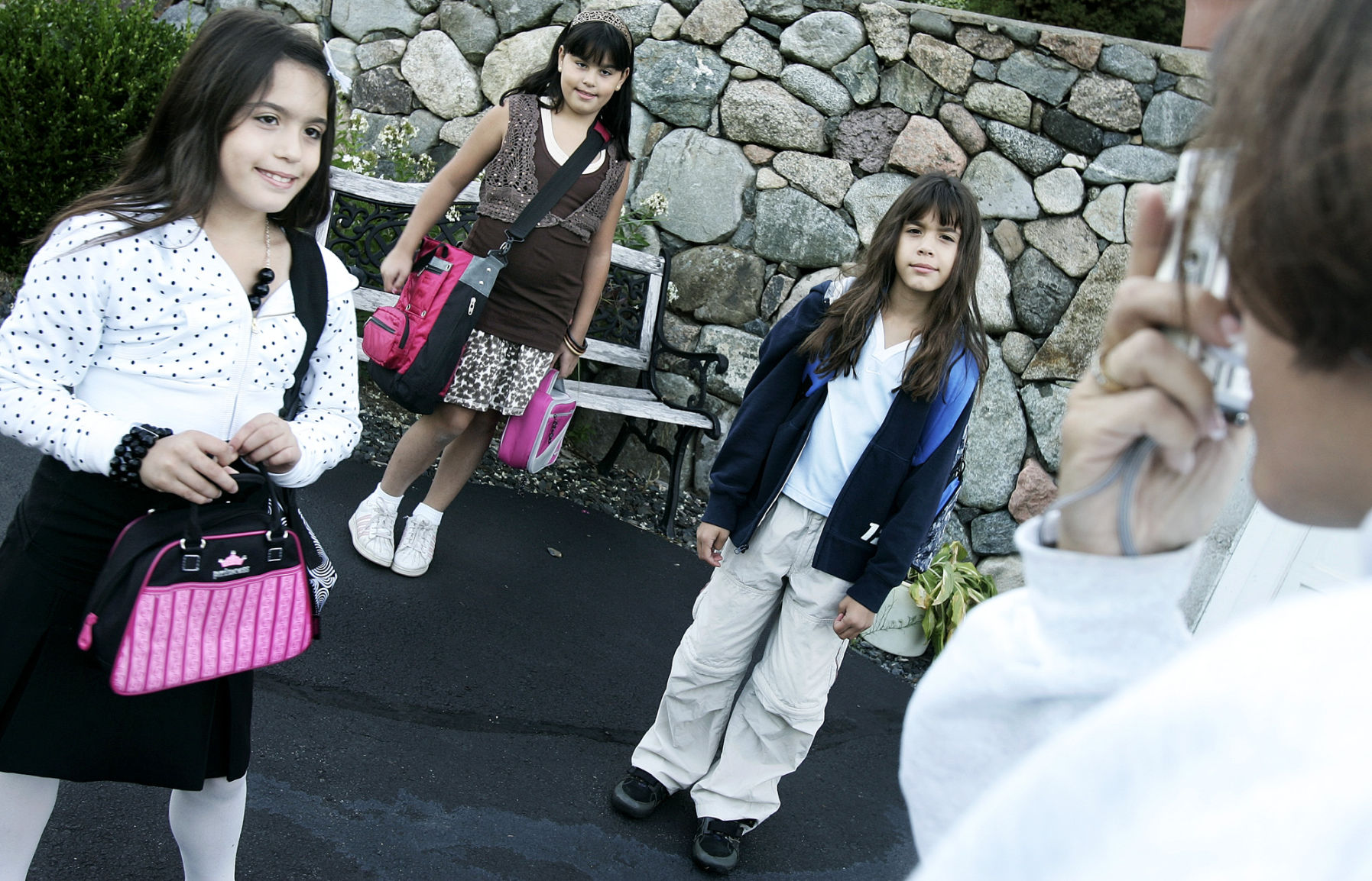 triplet outfits for school