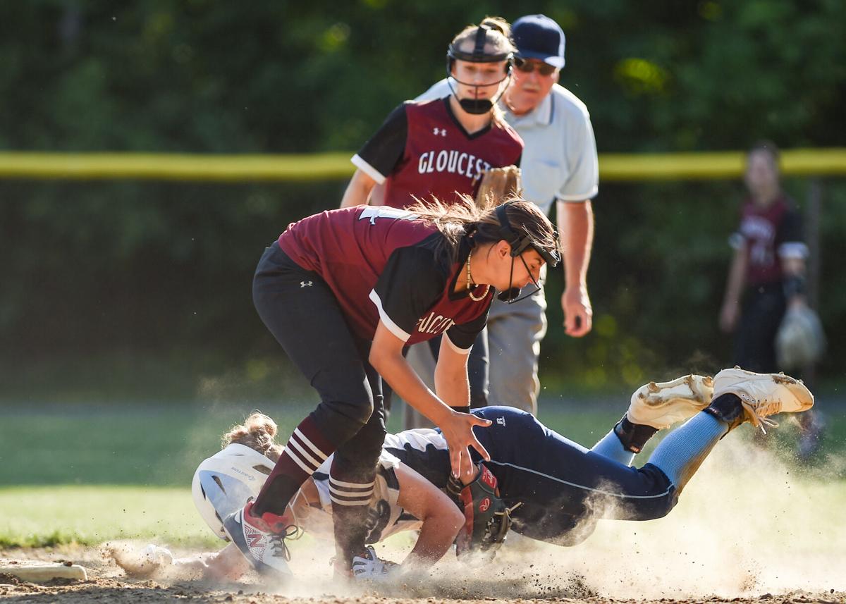 Gloucester at Peabody girls varsity softball game