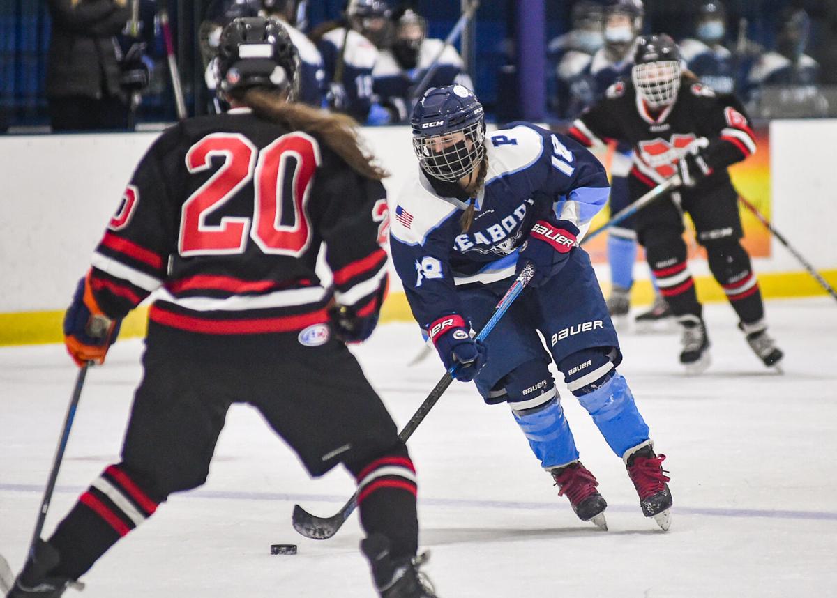 Marblehead at Peabody girls varsity hockey game