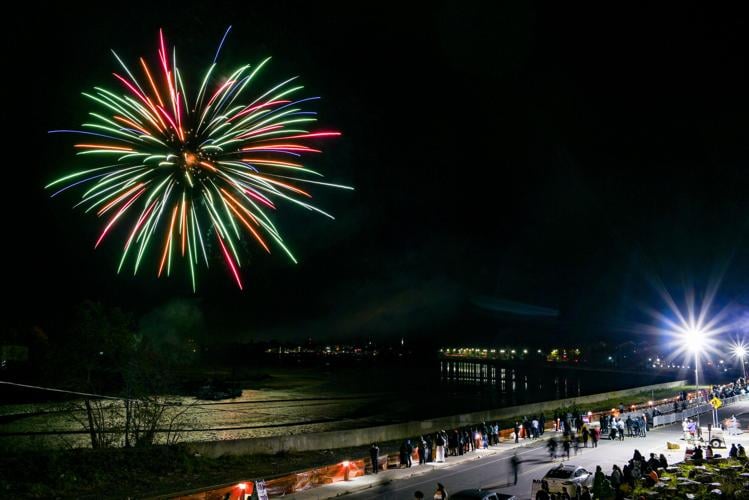 SLIDESHOW 2022 Halloween Fireworks Display in Salem Community