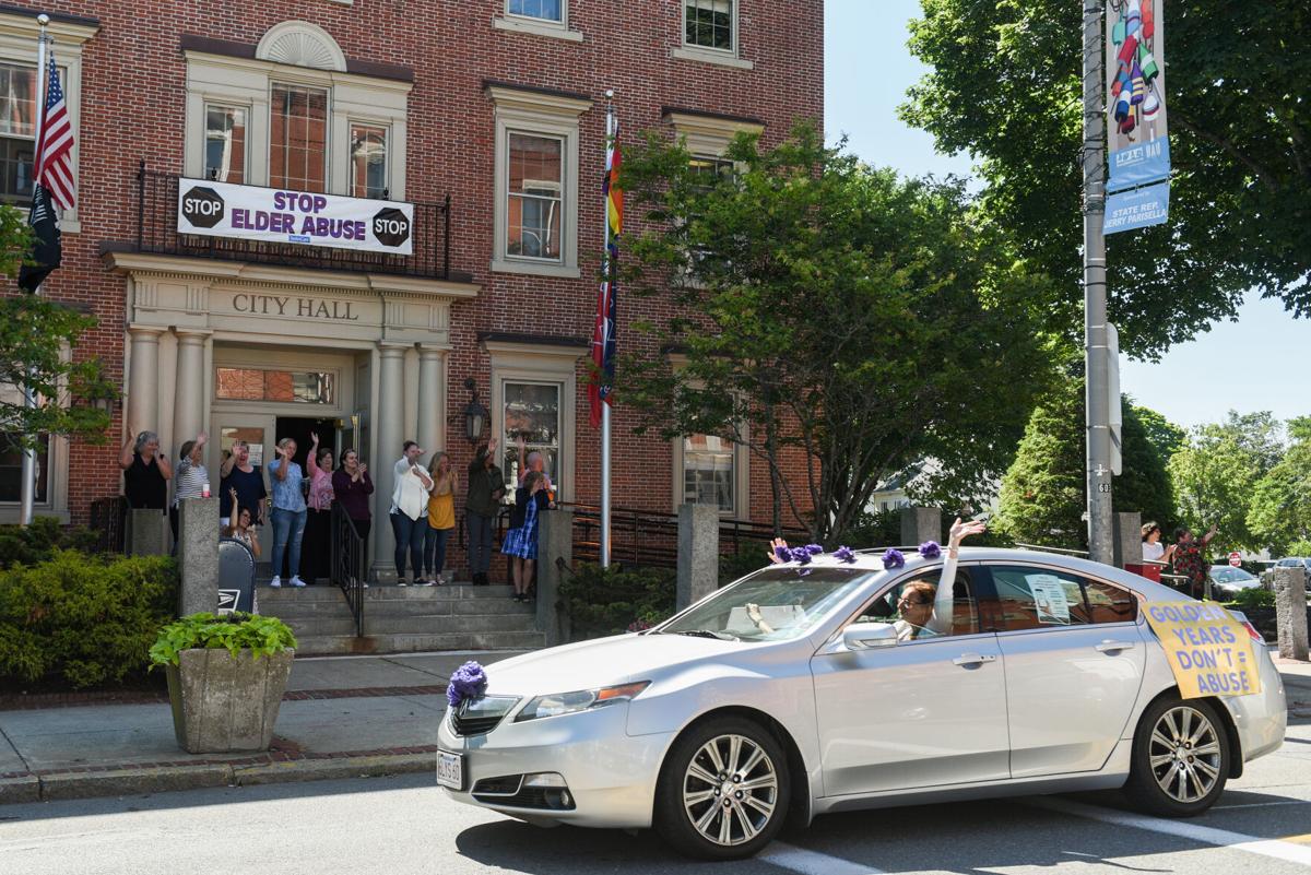 Elder Abuse rolling rally in Beverly