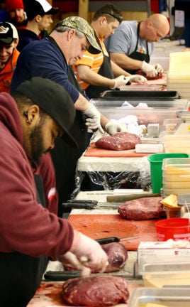 Texas Roadhouse butchers compete in regional meat cutting content