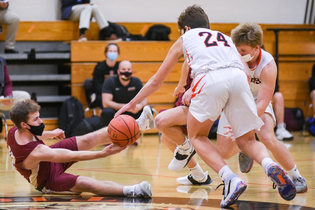 Newburyport at Ipswich boys varsity basketball game