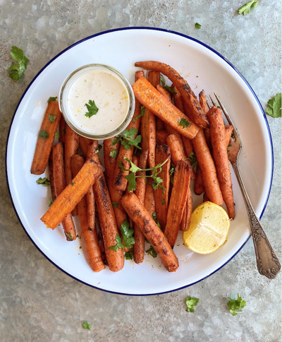 Sweet and spicy carrots