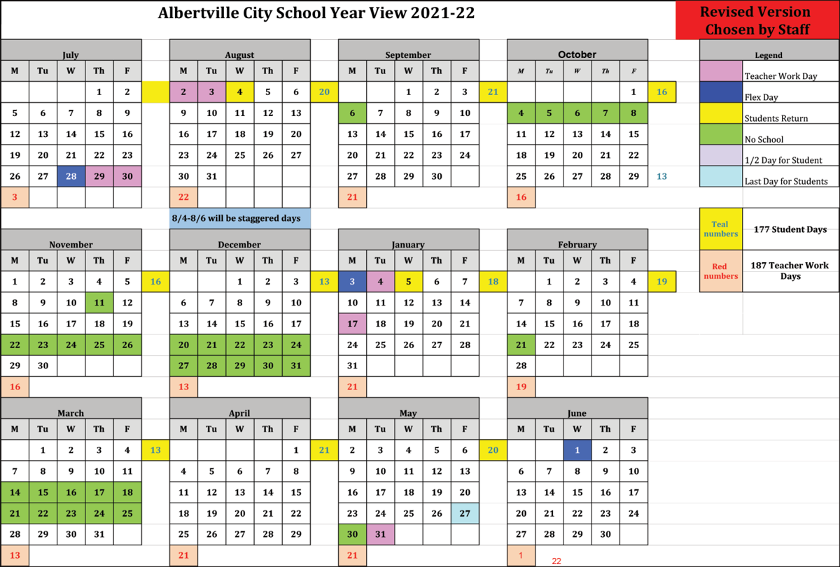 Albertville City Schools approves new academic calendar Free Share