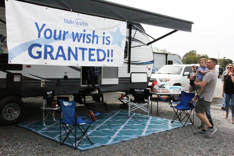 Wishing well MakeAWish Foundation partners with Hall’s RV to gift