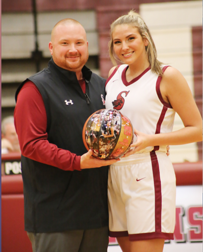 Lacks recognized for scoring 1,000 points