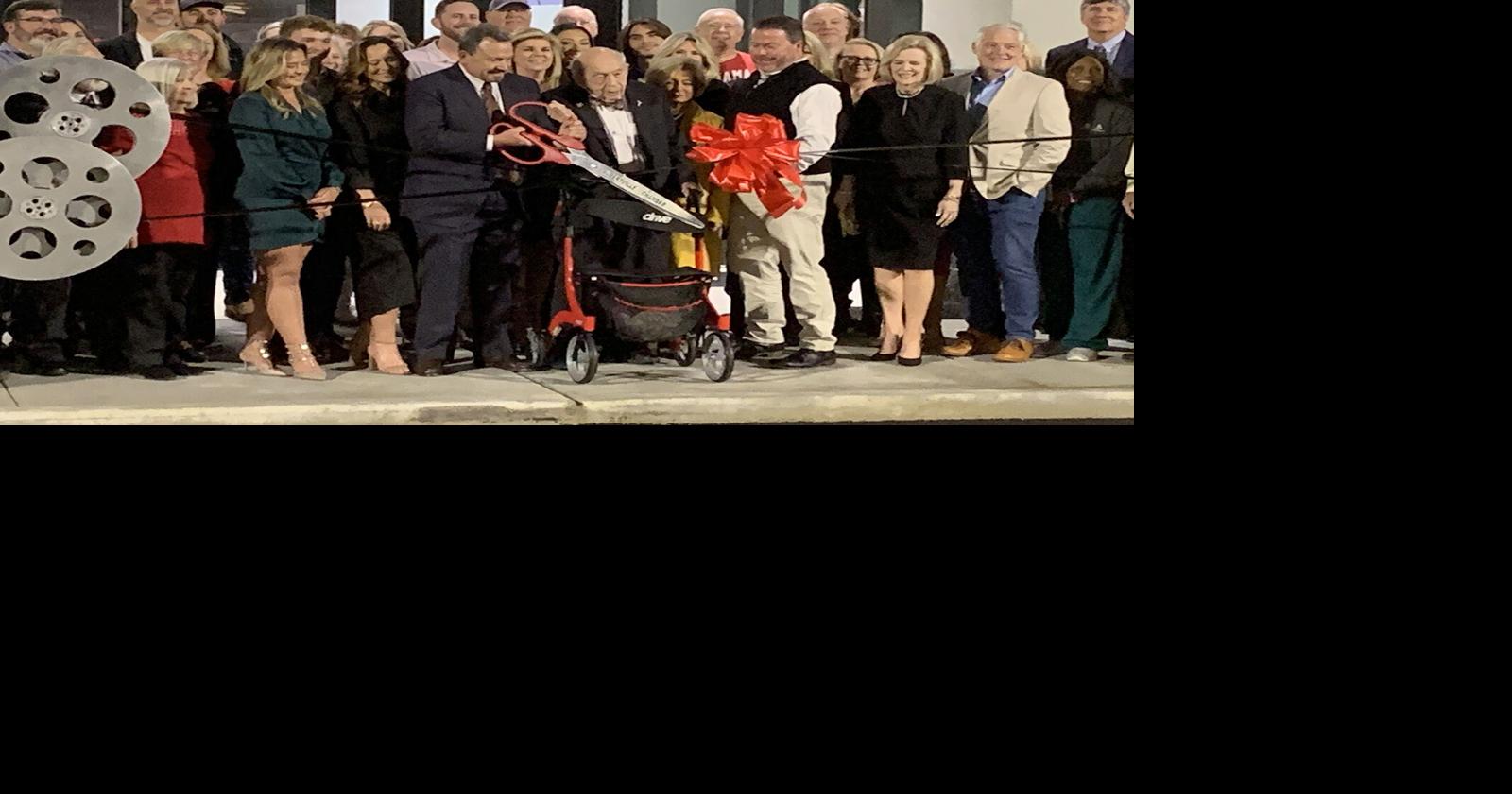 THAT'S A WRAP Albertville officials cut film ribbon on Lucas Cinemas