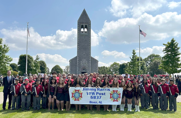 Boaz High marching band attends D-Day memorial | News ...