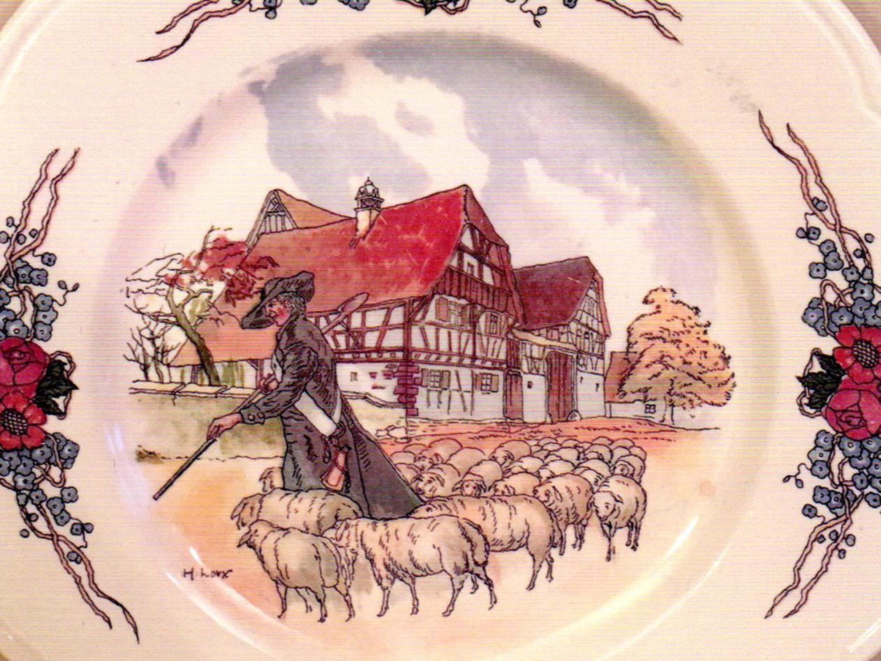 Treasures In Your Attic: Obernai plates hugely popular in Alsace 
