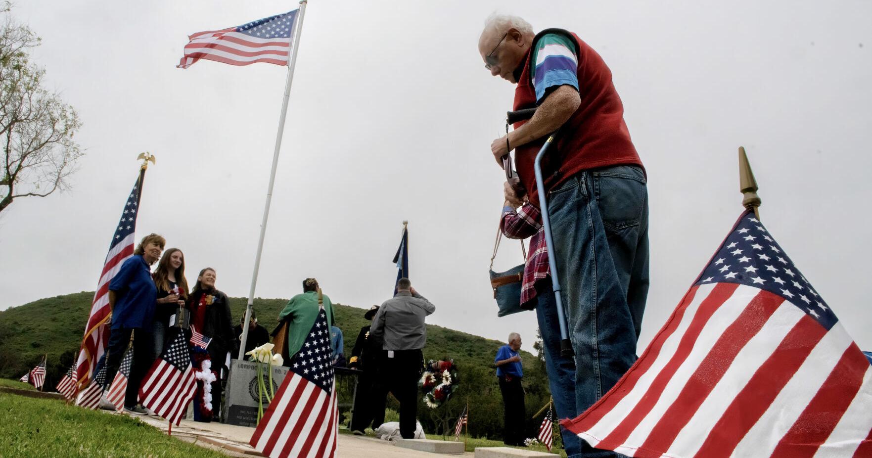 Monday morning Memorial Day ceremony at Lompoc's Evergreen Cemetery | Photos | - Vimarsana News