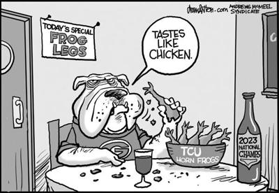 Editorial Cartoon: Tastes like chicken