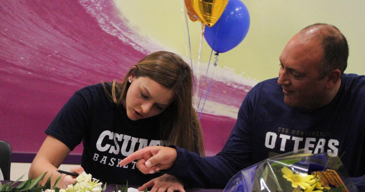Righetti Basketball: Ashley Reynoso signs with Otters of Cal State ...