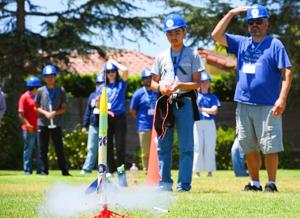 Rocket launches help incoming freshmen get a head start on high school