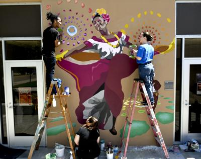 Hancock College mural