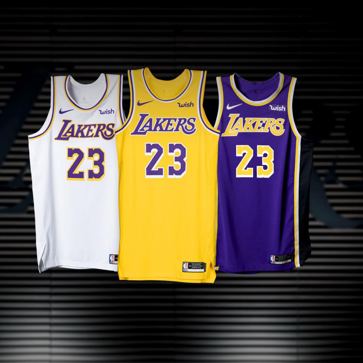 plakboek solide oor Los Angeles Lakers unveil new jersey design | Sports | santamariatimes.com