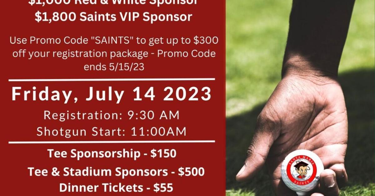 Santa Maria football program set to host second annual golf tournament Santa Maria football program set to host second annual golf tournament
