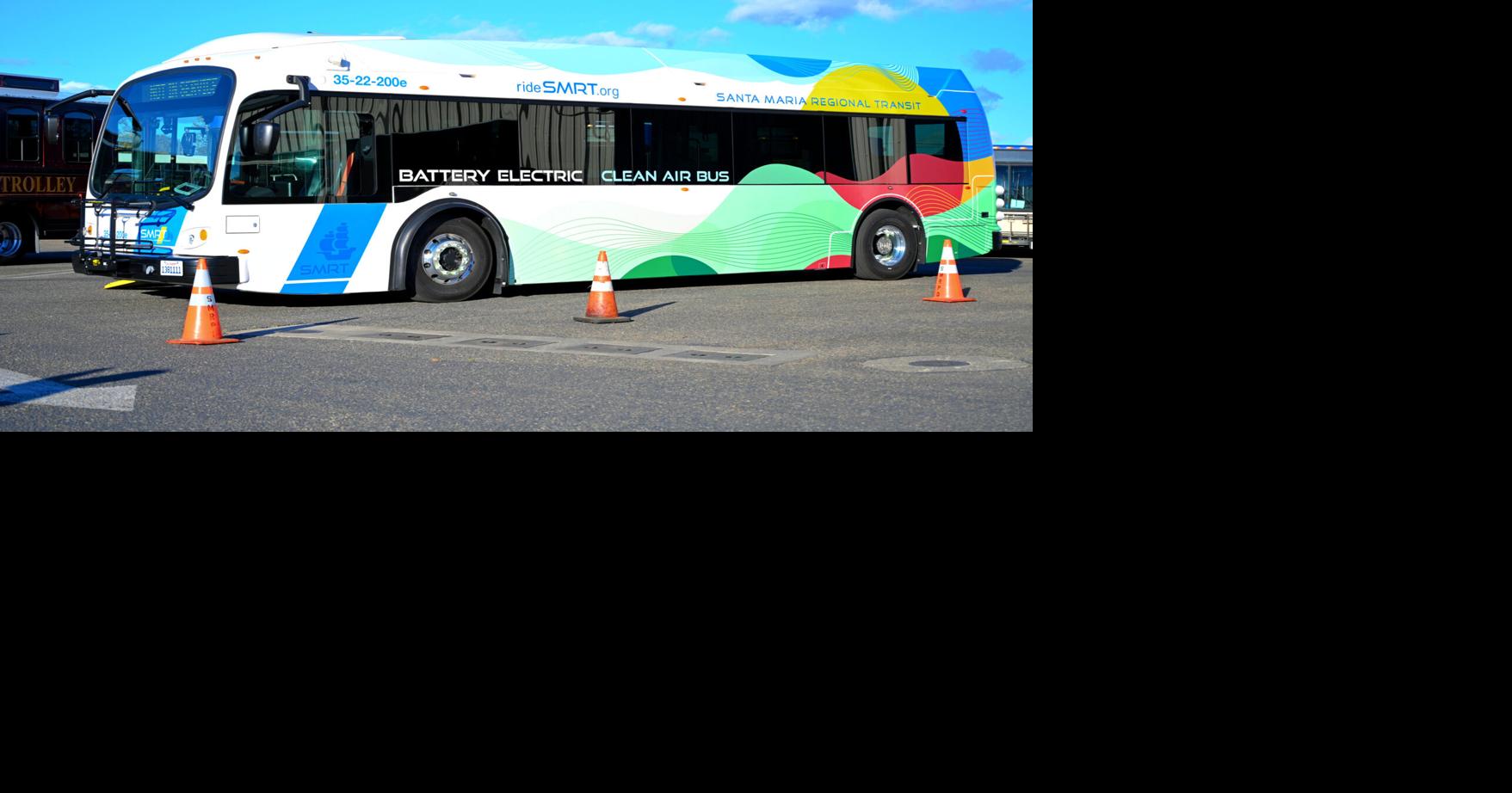 Santa Maria unveils first two electric SMRT buses Local News