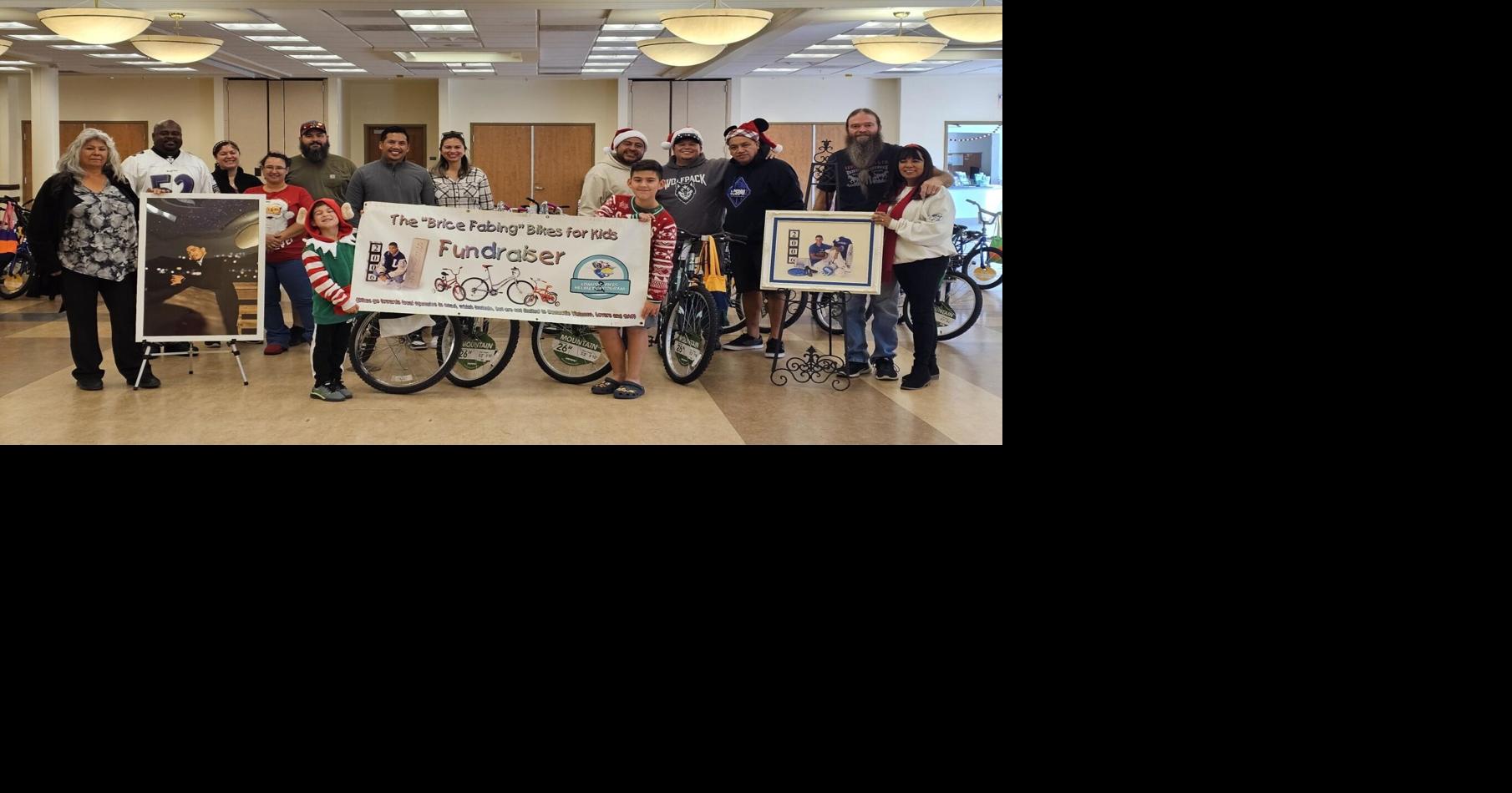 Over 125 new bikes gifted to local kids in annual Brice Fabing holiday drive | Local News
