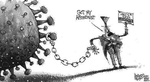 Editorial Cartoon: Vaccine chain | Editorial 